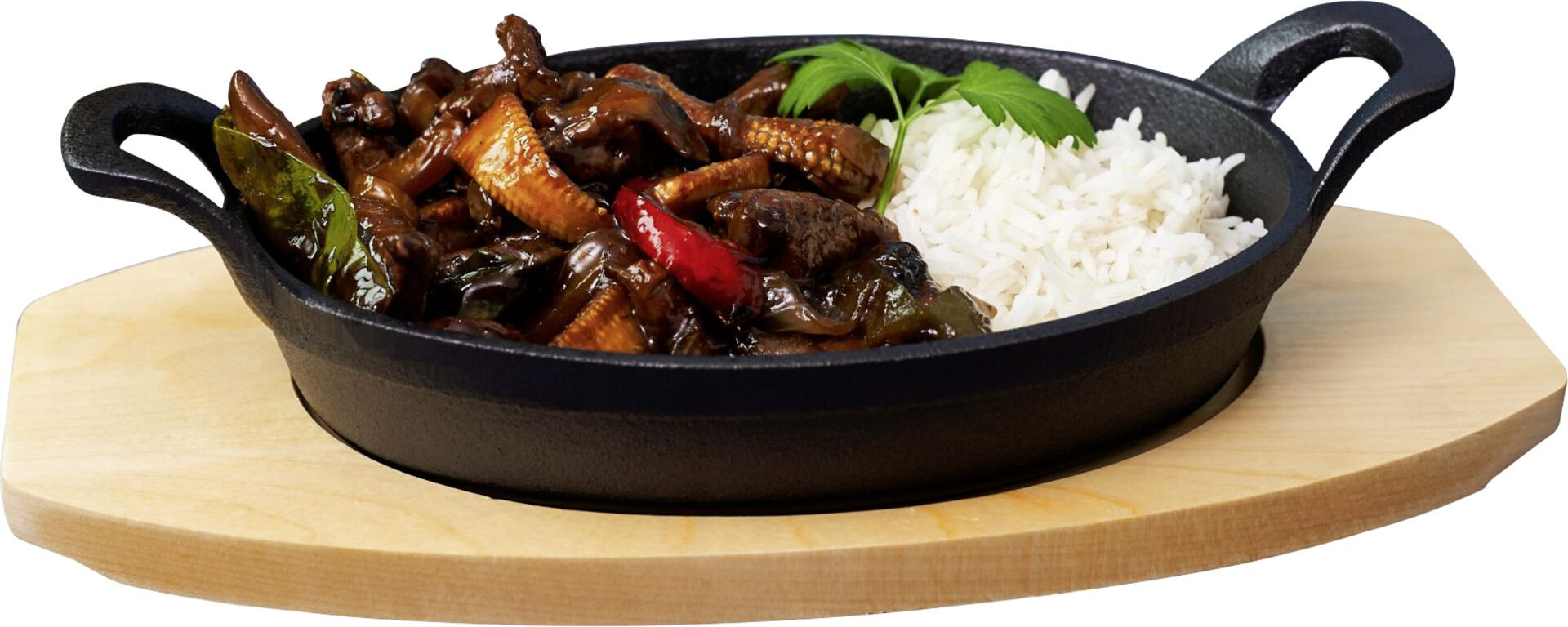 Gusseiserne Servierartikel oval, 21x15cm